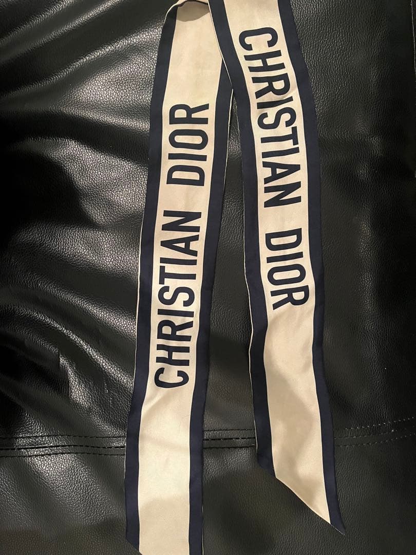 CHRISTIAN DIOR 花柄リボン