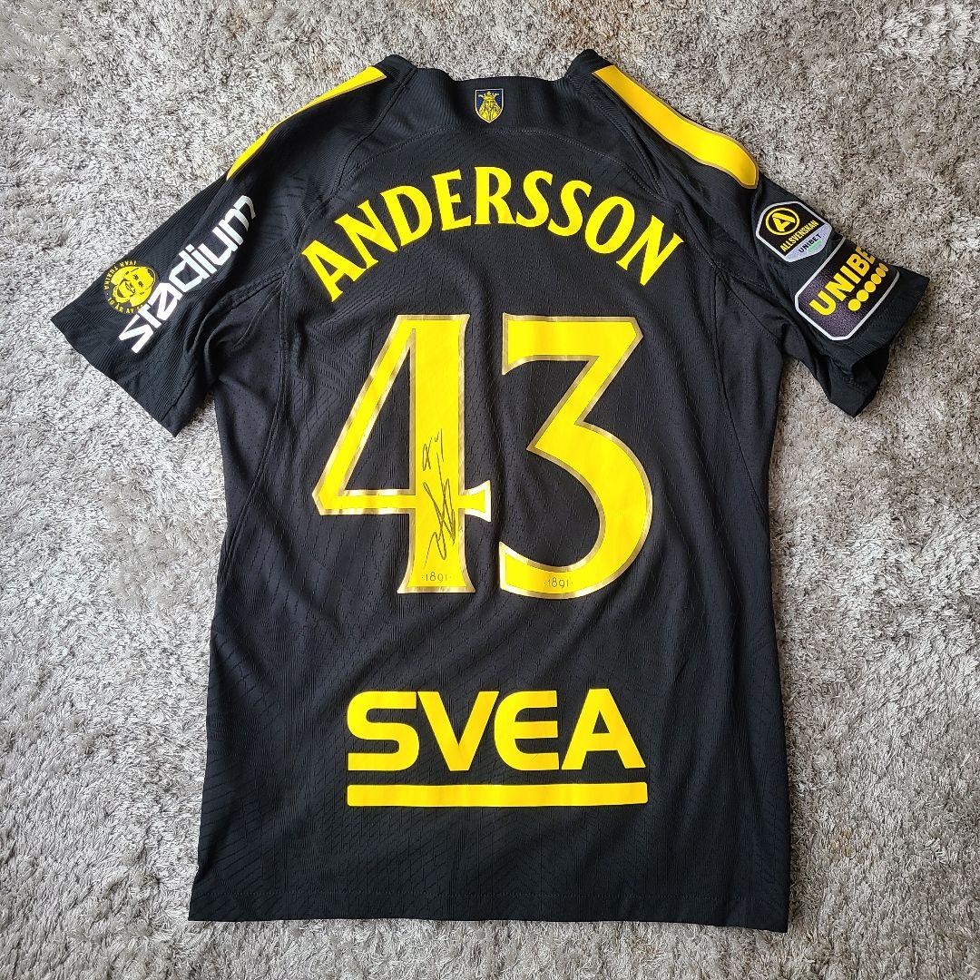 実使用サイン入り ヴィクトル・アンデション AIKソルナ