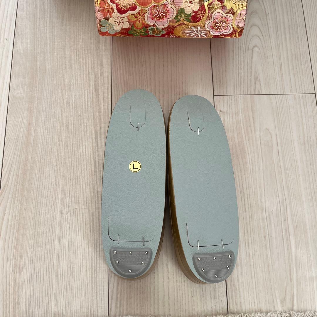 和風バッグと下駄のセット Lサイズ