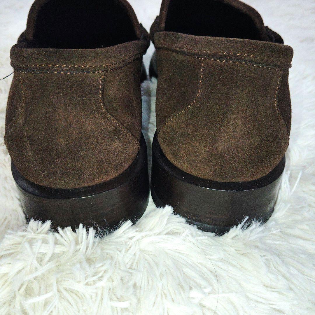 【美品】GUCCI　ホースビットローファー　スエード　ブラウン　41.5