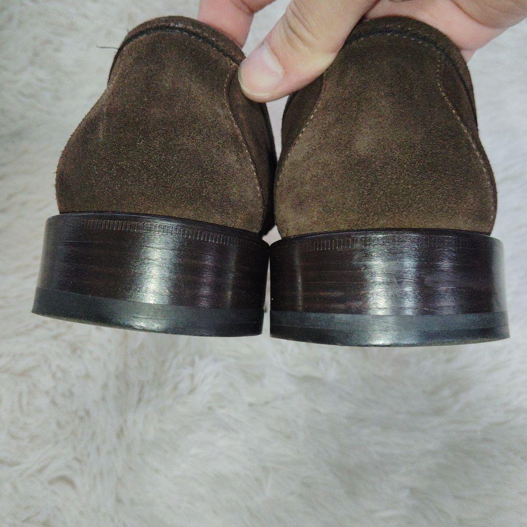 【美品】GUCCI　ホースビットローファー　スエード　ブラウン　41.5