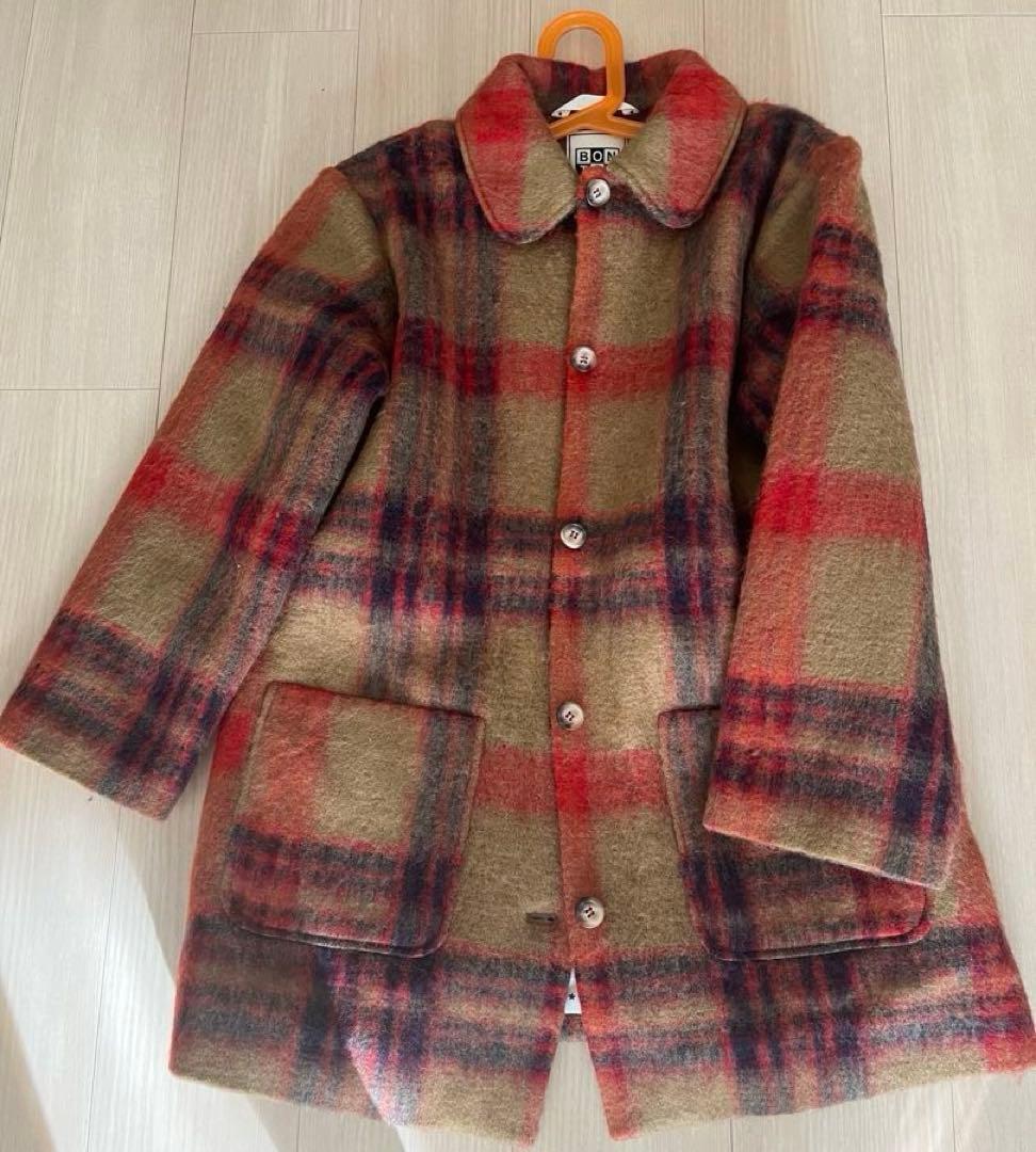 【新品タグ付】BONTON ボントン チェックコート