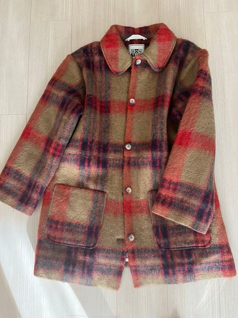 【新品タグ付】BONTON ボントン チェックコート