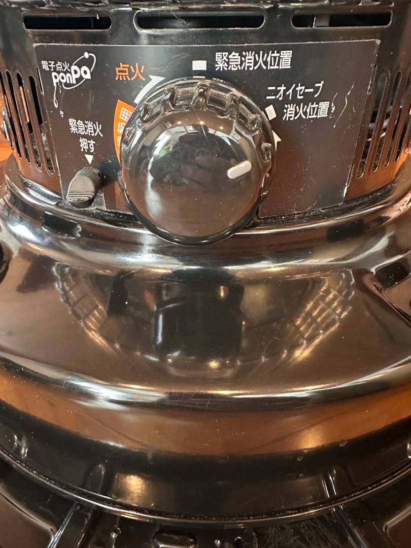 TOYOTOMI（トヨトミ）円筒形ストーブ 黒