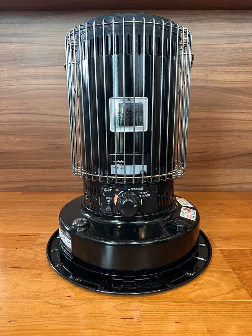 TOYOTOMI（トヨトミ）円筒形ストーブ 黒