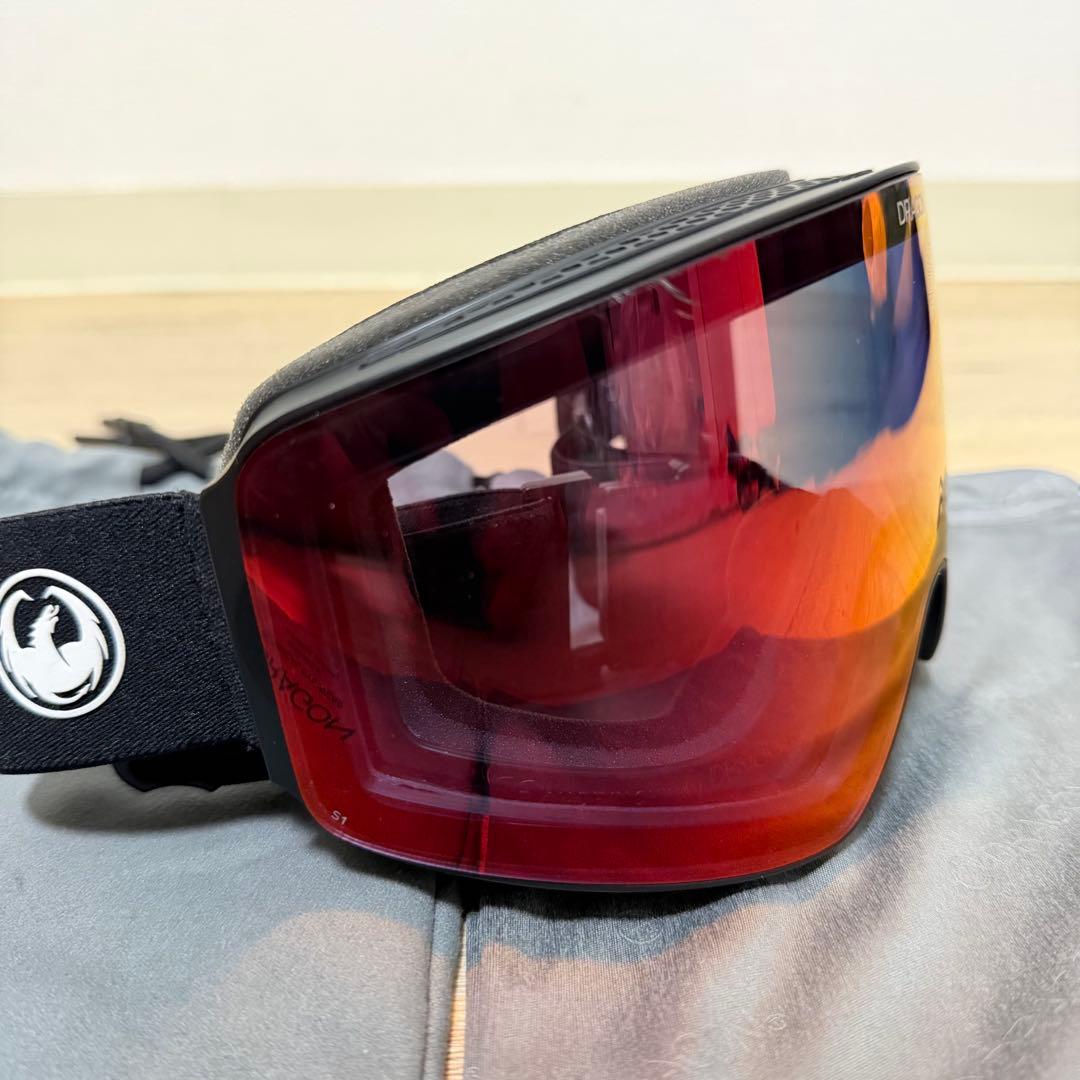 DRAGON PXV ゴーグル LUMA LENS レッドアイオン