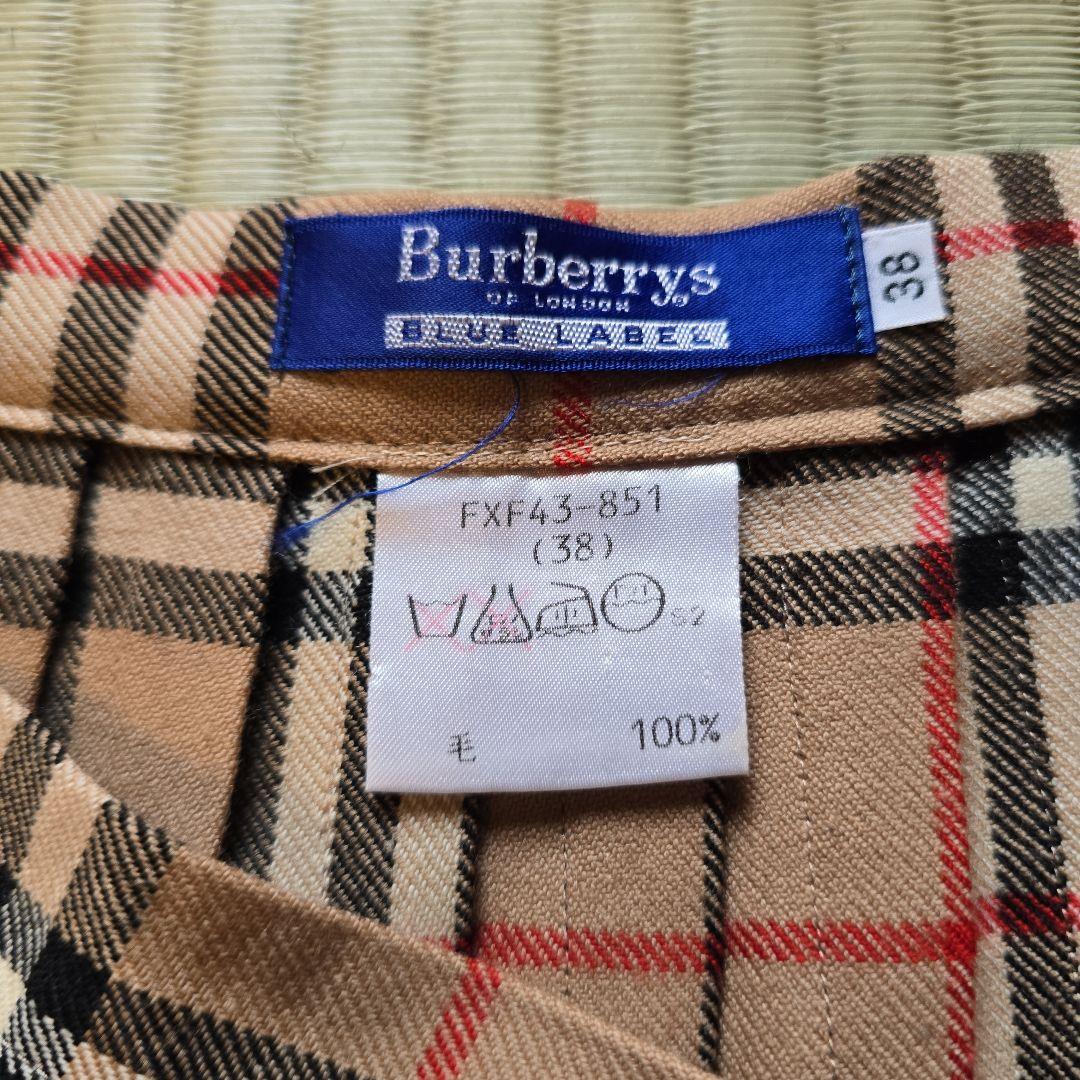 Burberrys チェック柄 プリーツスカート 38　2way