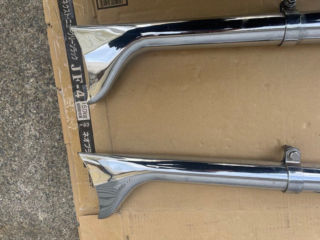 ハーレーダビッドソンフィッシュテールマフラー左右セット