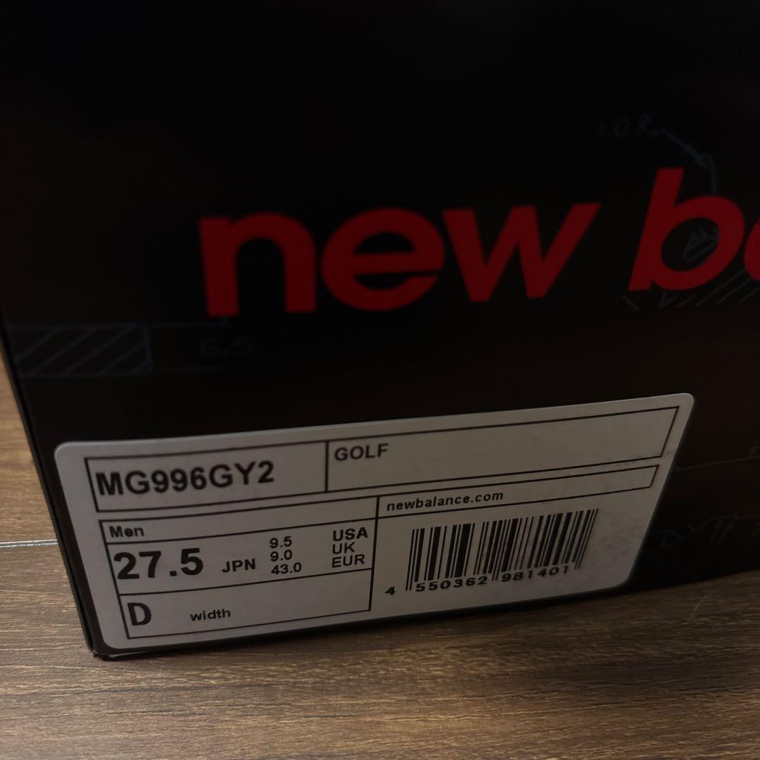 ニューバランス35周年限定MG996GY2 27.5cm ゴルフシューズ