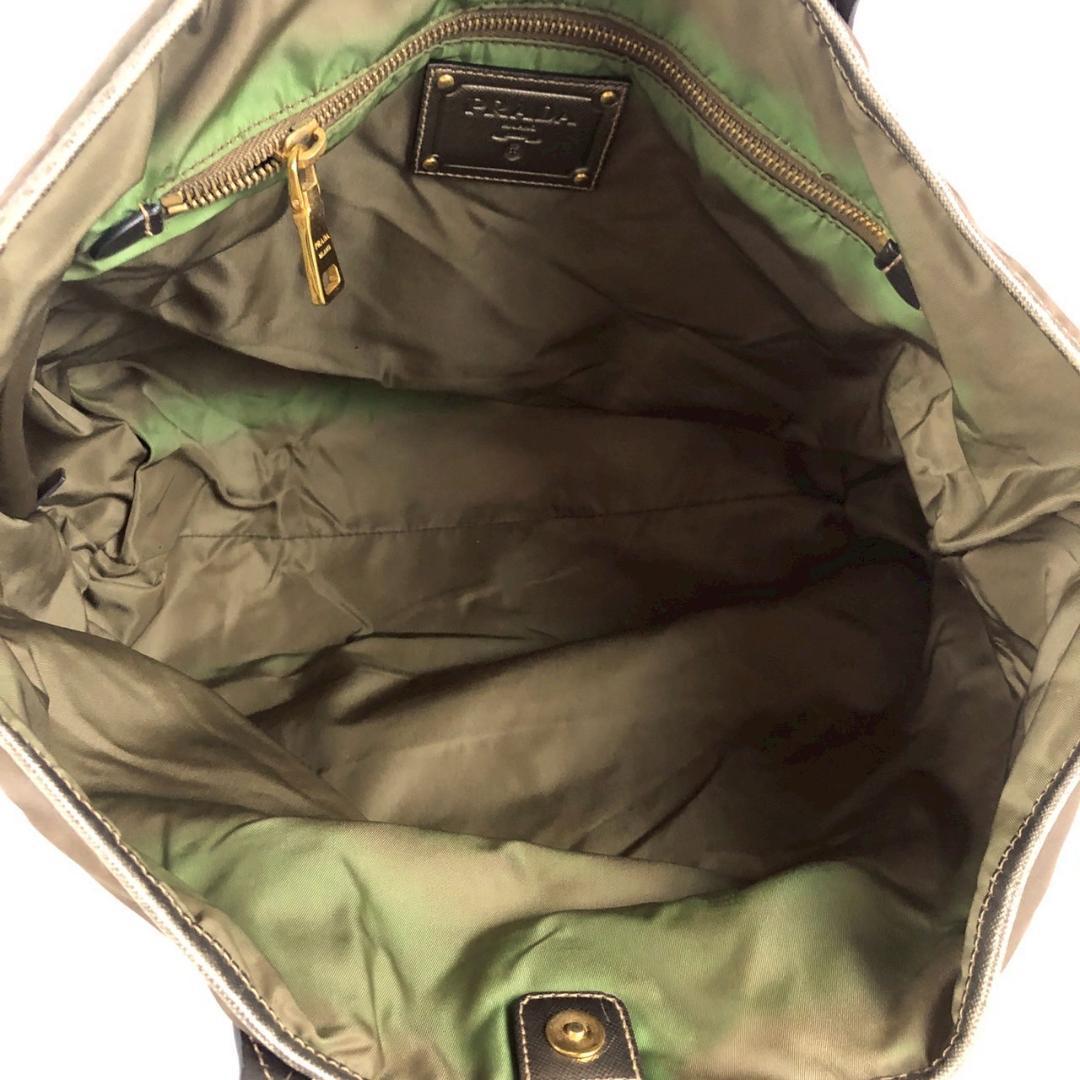 PRADA プラダ ナイロン トートバッグ グリーン レディース ブランド
