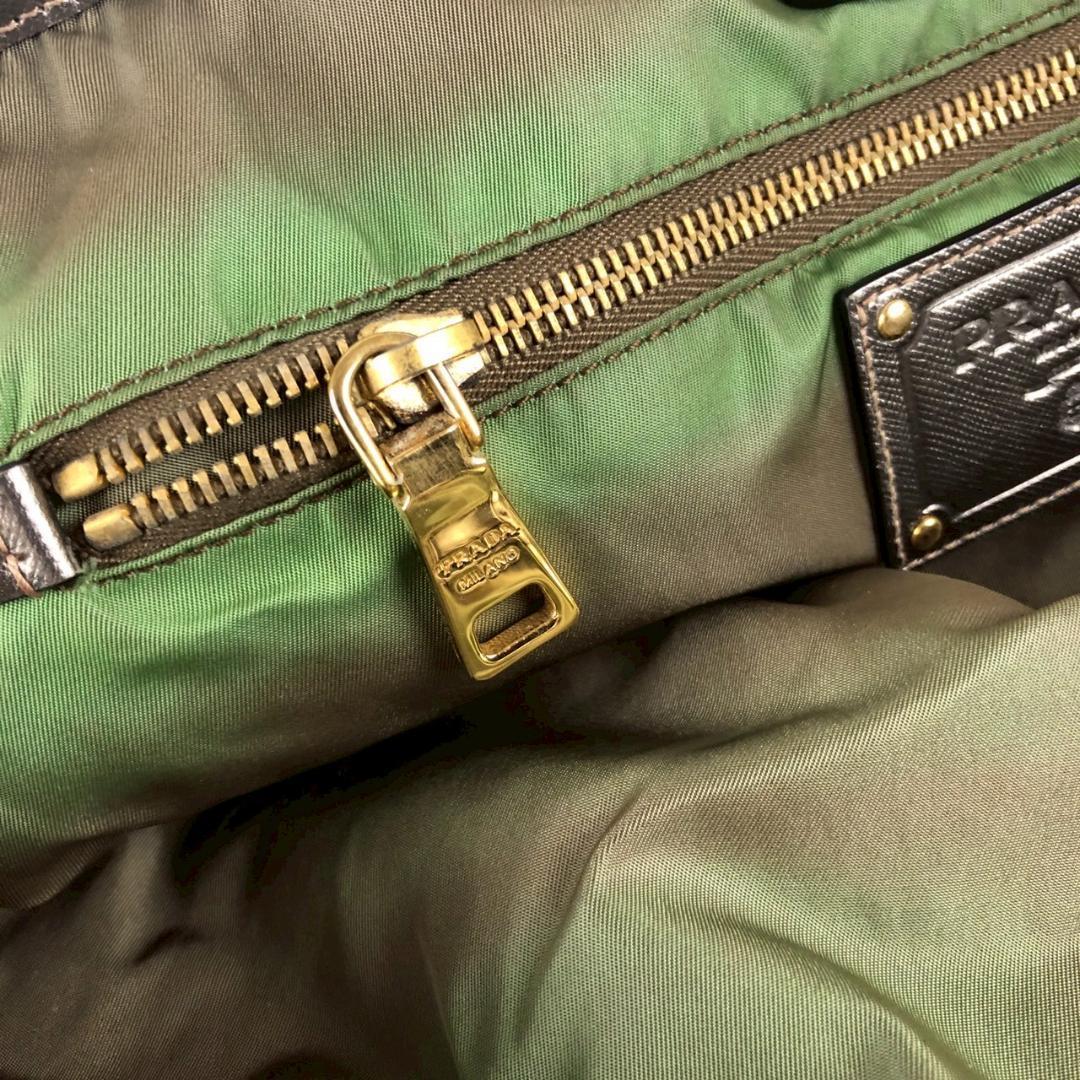 PRADA プラダ ナイロン トートバッグ グリーン レディース ブランド