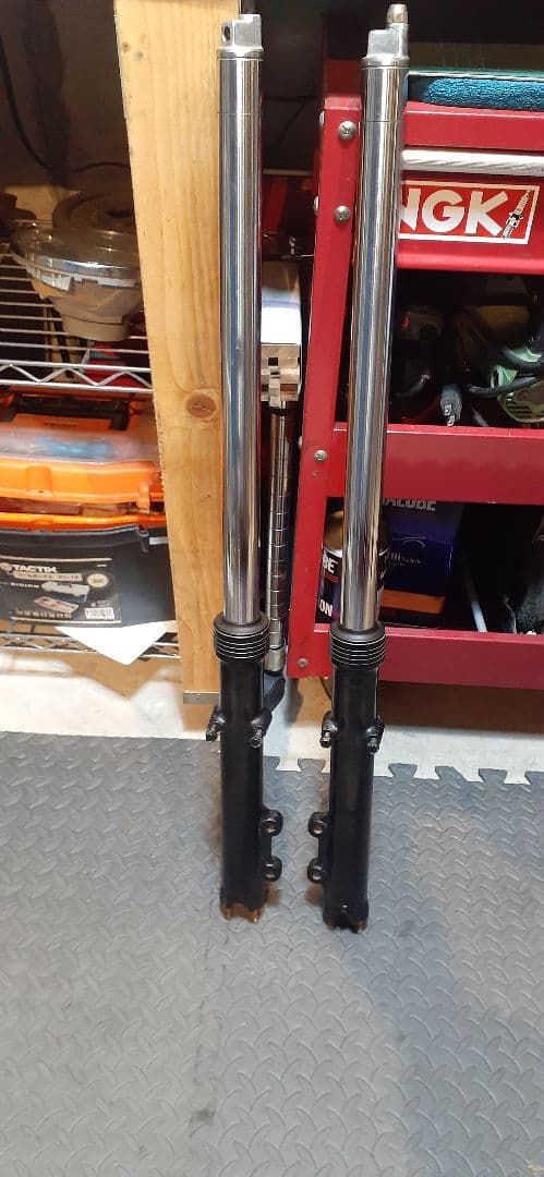 最終値下げ CB750F　CB750FB フロントフォーク　ボトムケース再塗装品