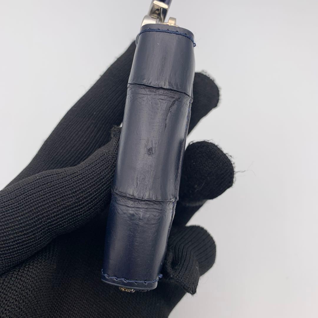 キーケース　クロコダイル　本革　キーホルダー　キーレス