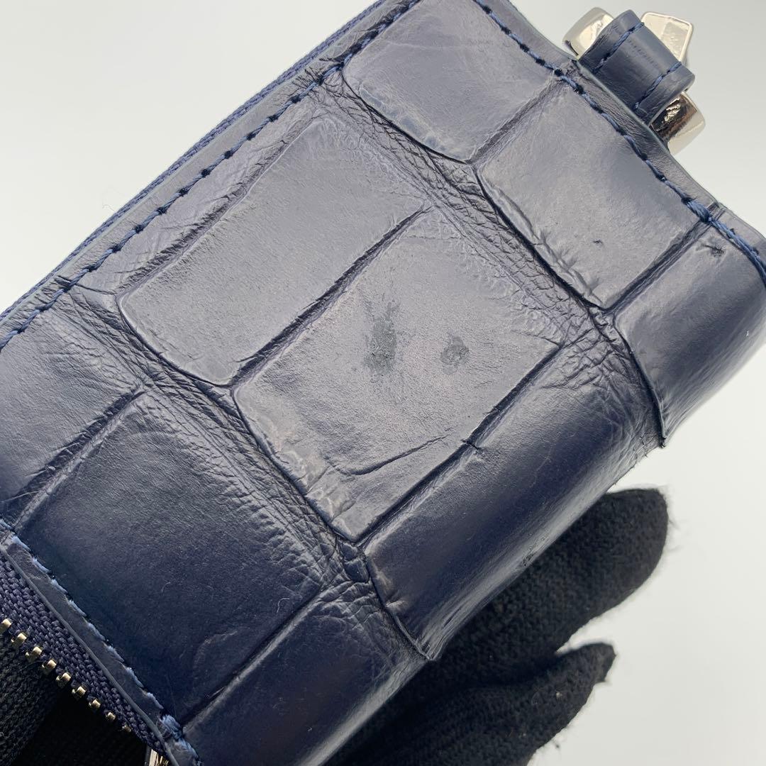 キーケース　クロコダイル　本革　キーホルダー　キーレス