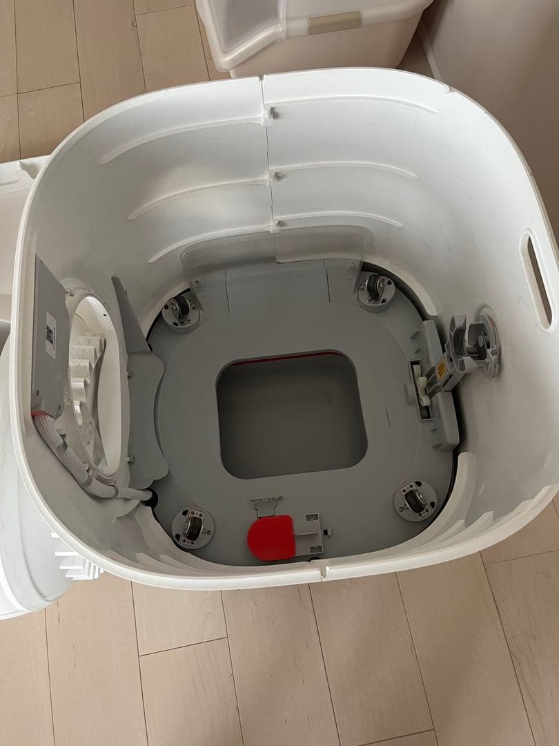 自動猫用トイレ 白