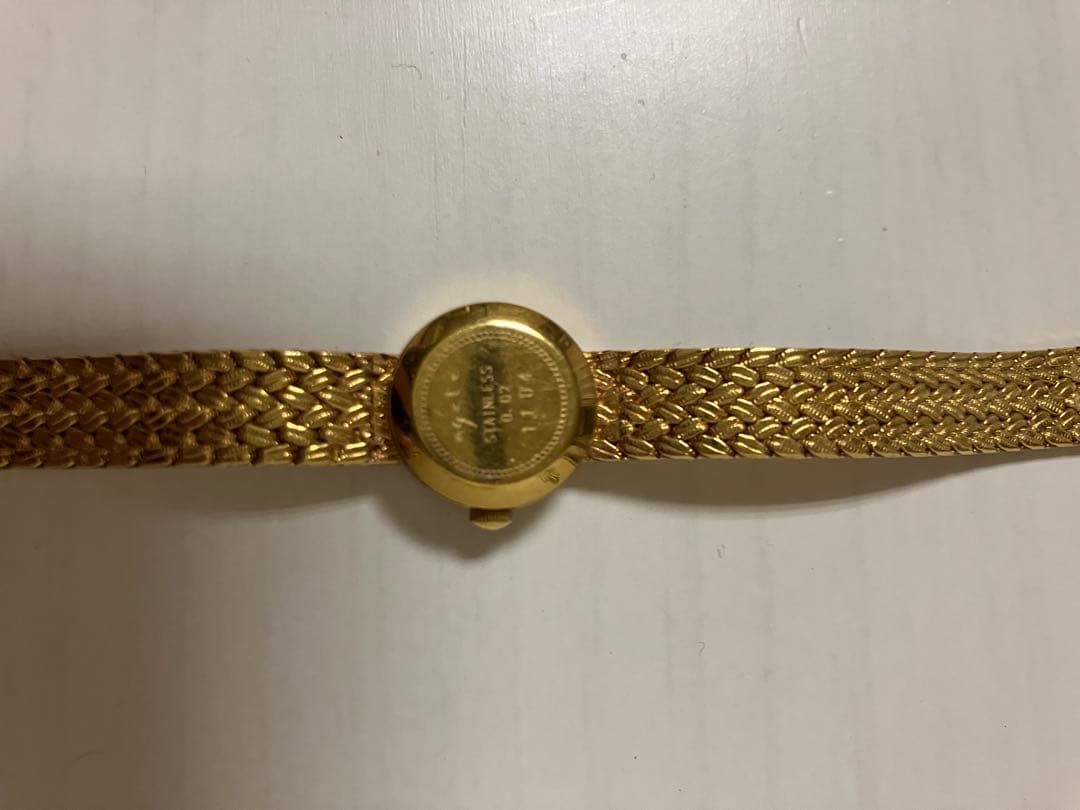 agete ラウンドフェイス ジュエリー 4Pダイヤモンド アガット 時計