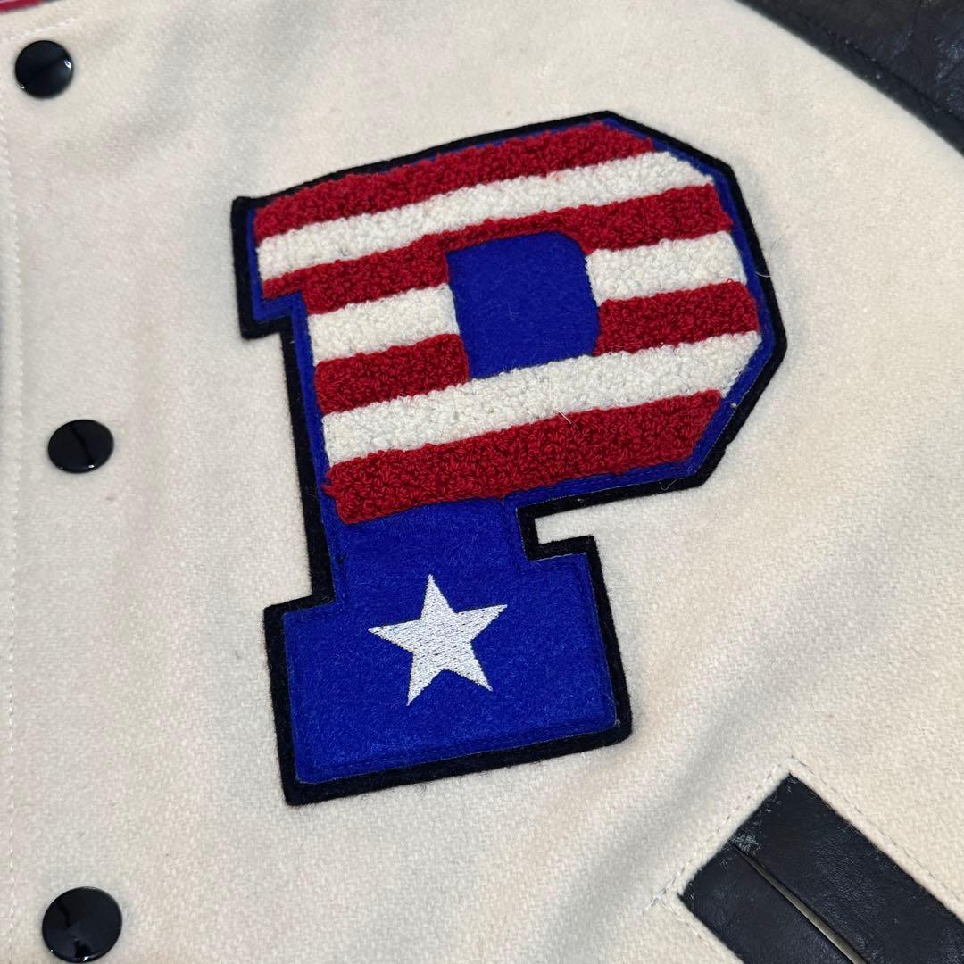 80’s poshboy スタジャン　ポッシュボーイ　本革