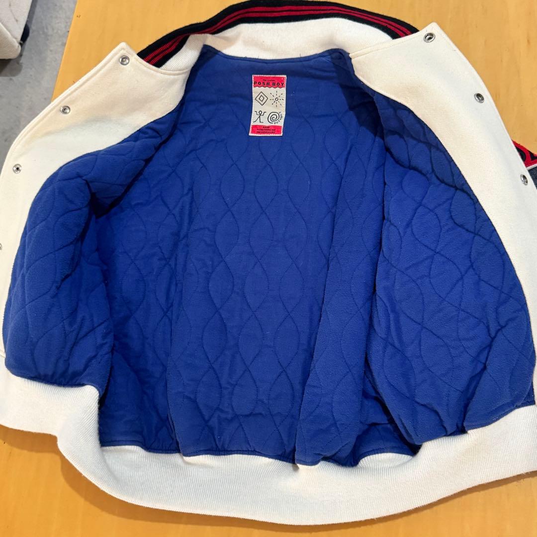 80’s poshboy スタジャン　ポッシュボーイ　本革