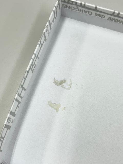 未使用 コムデギャルソン 財布 二つ折り財布 SA2100 ブラック