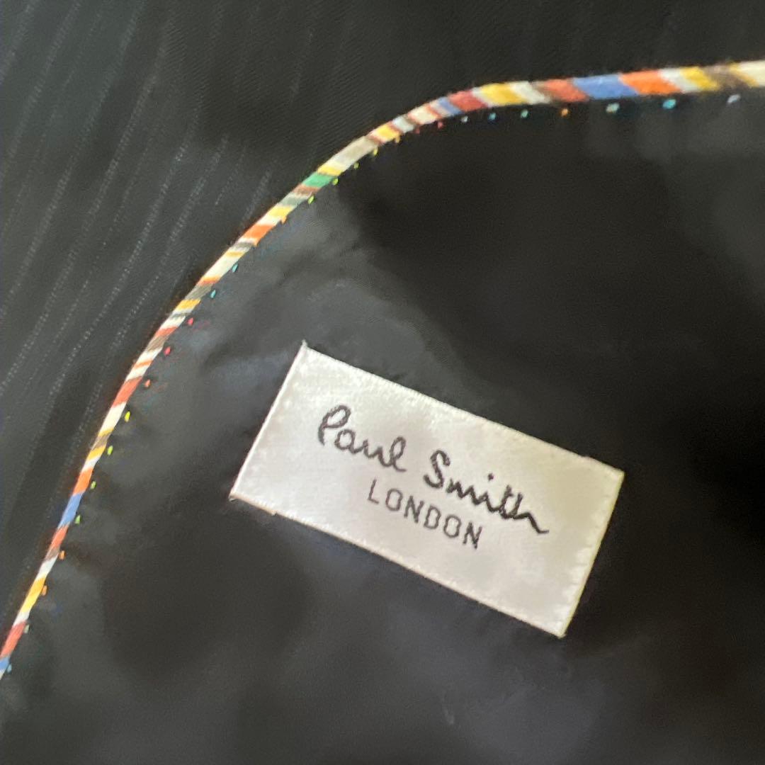 【美品】ポールスミス セットアップ マルチストライプ チェルッティ ブラックXL