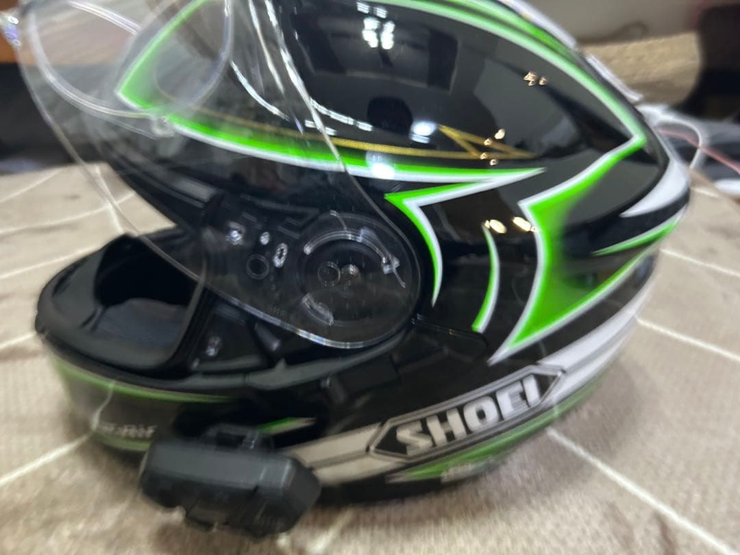 SHOEI フルフェイスヘルメット ホワイト・ブラック・グリーン