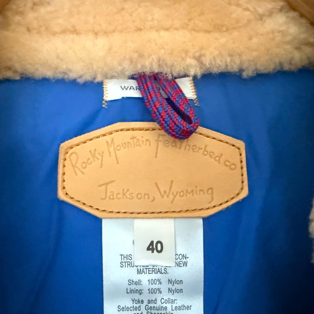 ロッキーマウンテンフェザーベッド／本革ヨーク／人気マスタード／40未使用