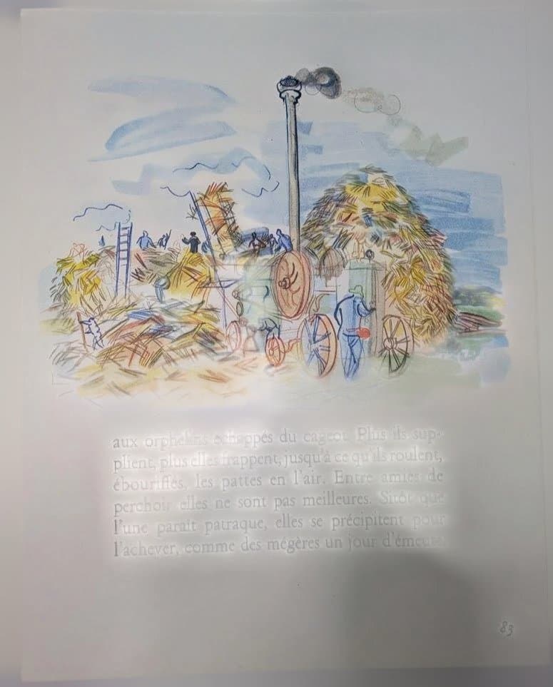 ★ラウル・デュフィ 挿画本 ポートフォリオ★挿画 24点＋スイート★1956年★