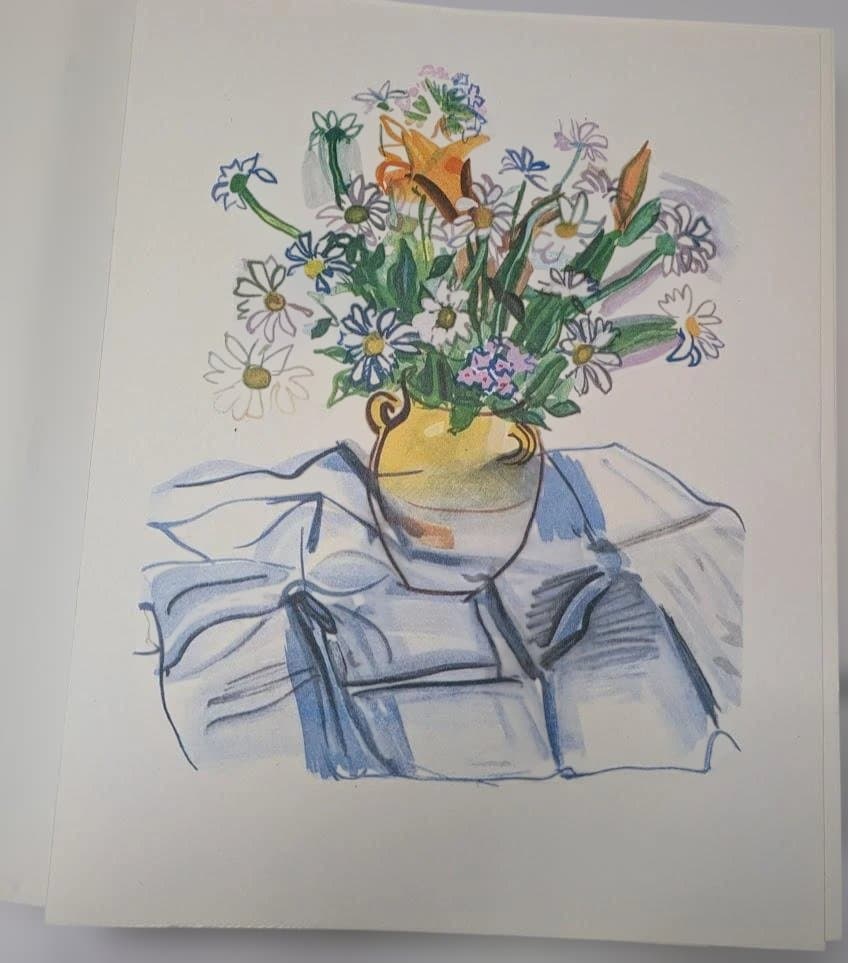 ★ラウル・デュフィ 挿画本 ポートフォリオ★挿画 24点＋スイート★1956年★