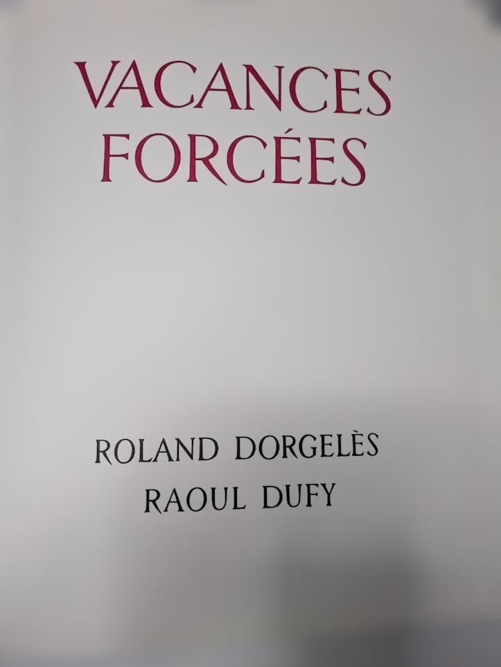 ★ラウル・デュフィ 挿画本 ポートフォリオ★挿画 24点＋スイート★1956年★