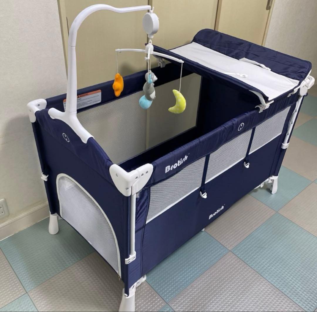 Brotish ベビープレイヤード　ベビーベッド