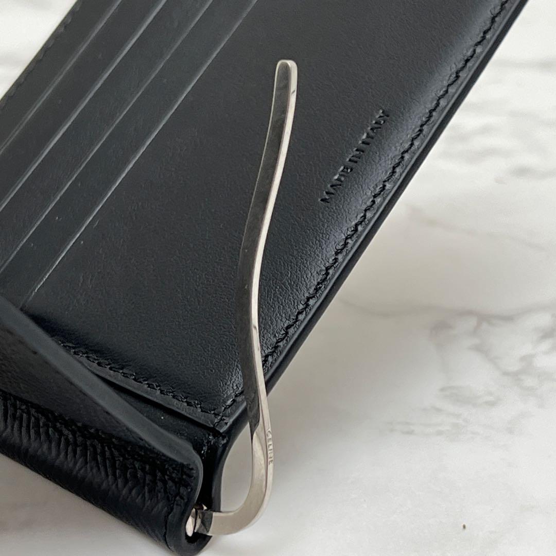 セリーヌ ビルクリップウォレット マネークリップ 現行品 ブラック