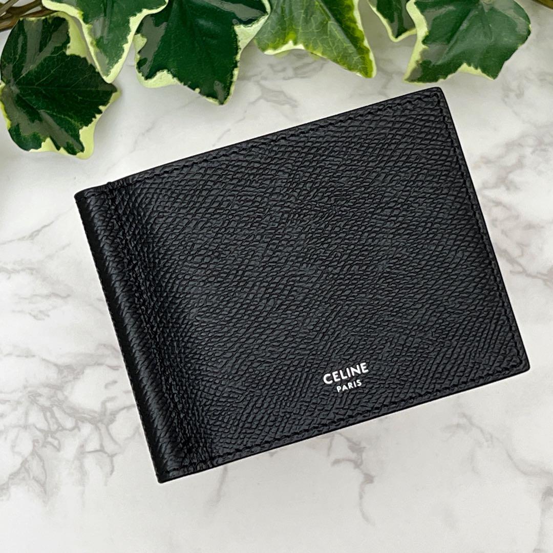 セリーヌ ビルクリップウォレット マネークリップ 現行品 ブラック