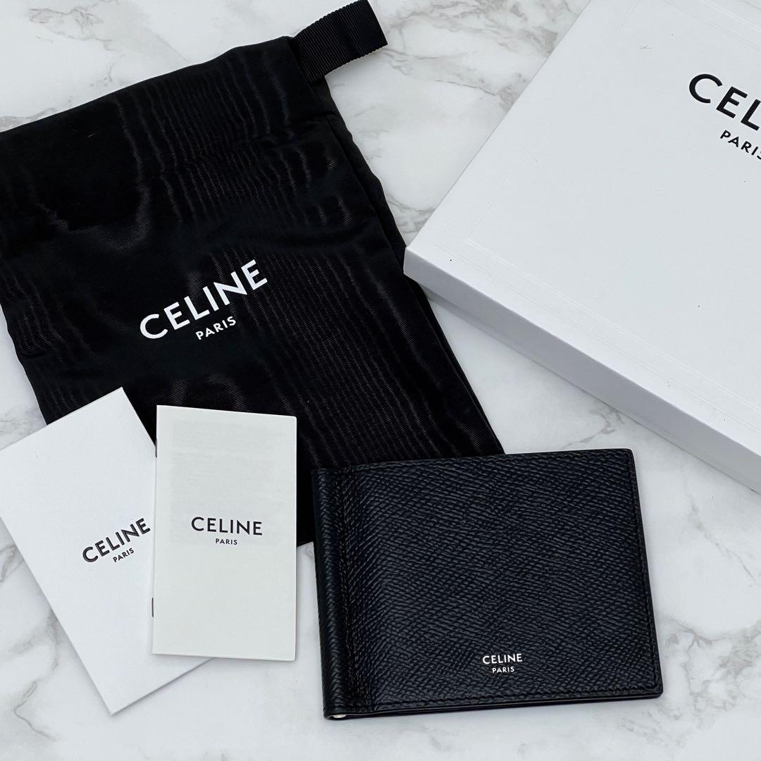 セリーヌ ビルクリップウォレット マネークリップ 現行品 ブラック