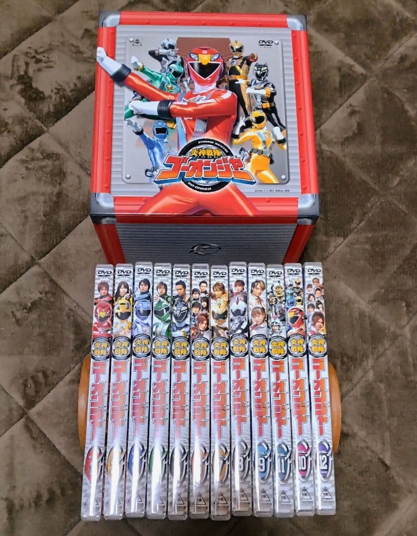 【美品】 炎神戦隊ゴーオンジャー 初回限定BOX DVD 全12巻
