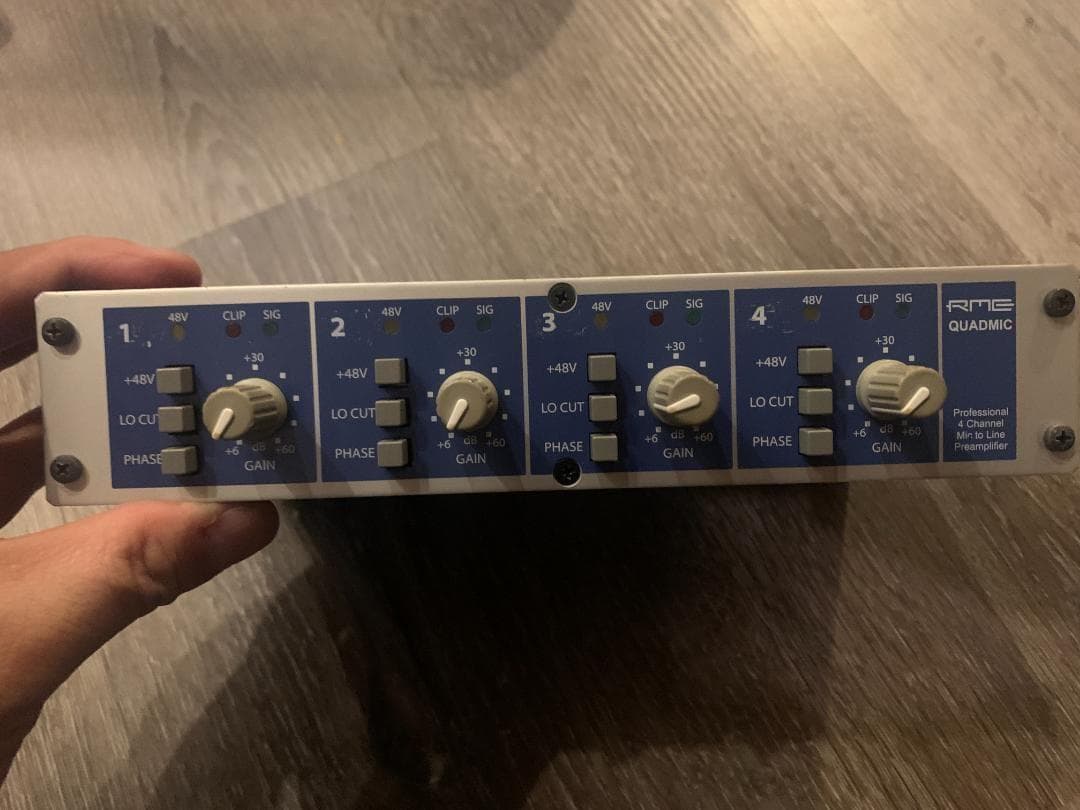 【正常動作品】RME QuadMic II マイクプリアンプ