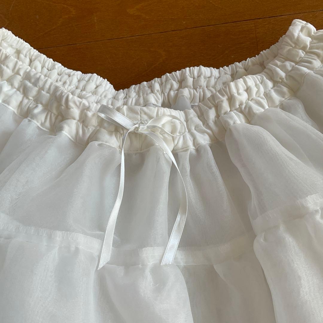 ホワイト フリル パニエ angelicpretty