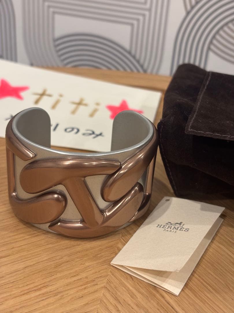b*y様 HERMES エルメス シェーヌダンクル　バングル　ブレスレット　レデ