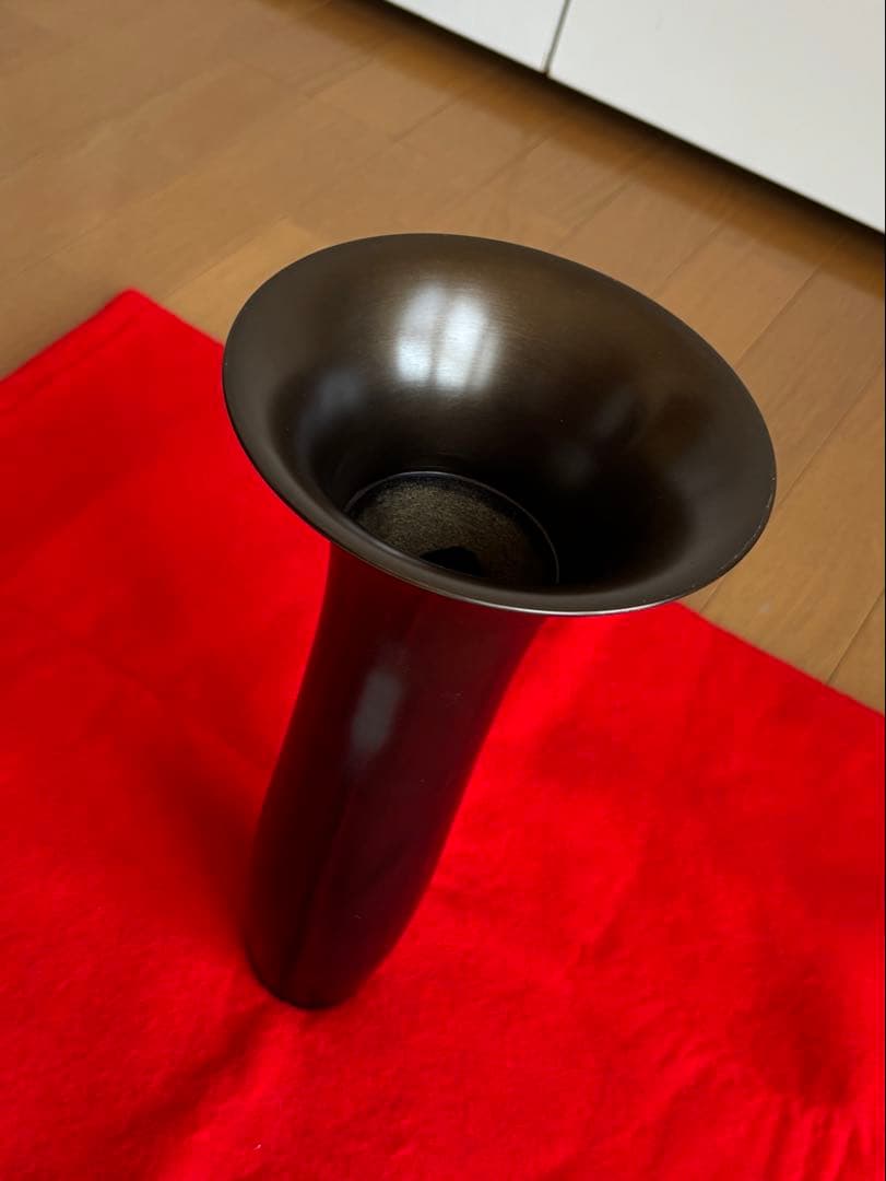 池坊 銅器の花器 一佳