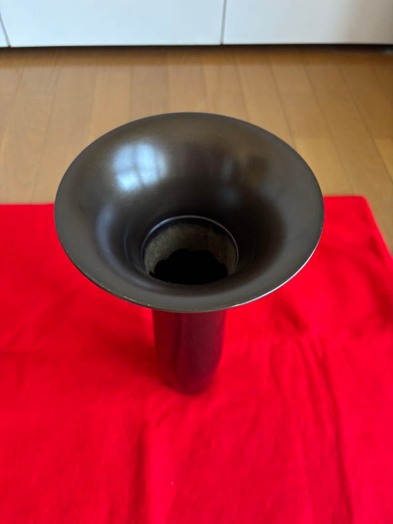 池坊 銅器の花器 一佳