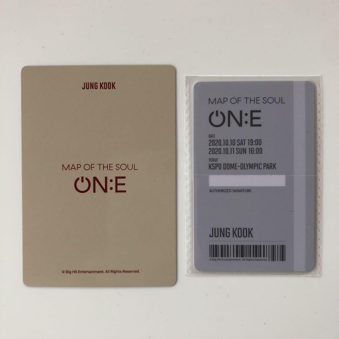 BTS トレカ ジョングク　MAP OF THE SOUL ON:E