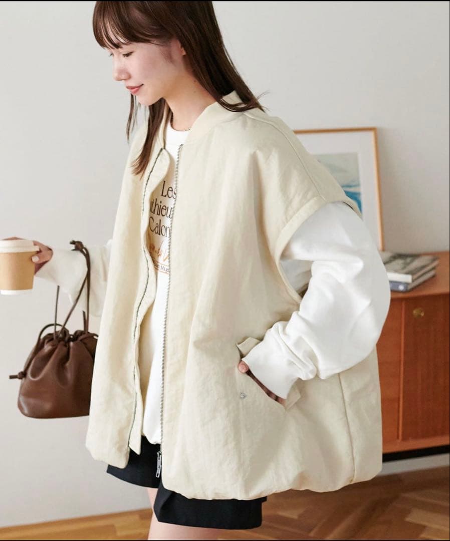 mikancho* 　デタッチャブル2way メモリーボンバージャケット