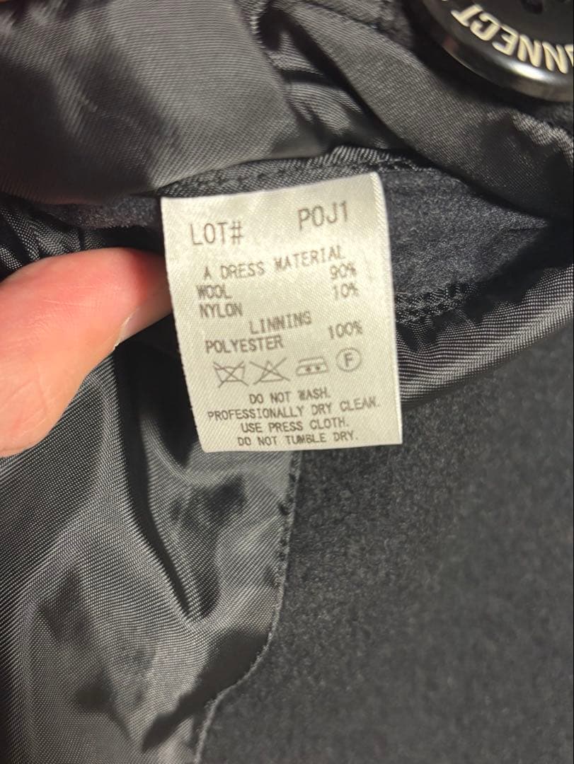 Pherrow's PO-J1 Pコート ピーコート ウール