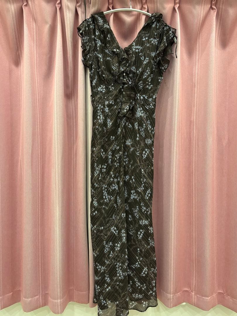 ブーケドゥボヌールドレス　ブラウン