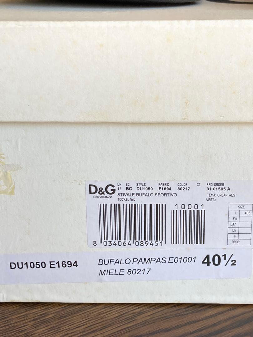 靴 D&G BY DOLCHE&GABBANA Pecos bufaro Boots