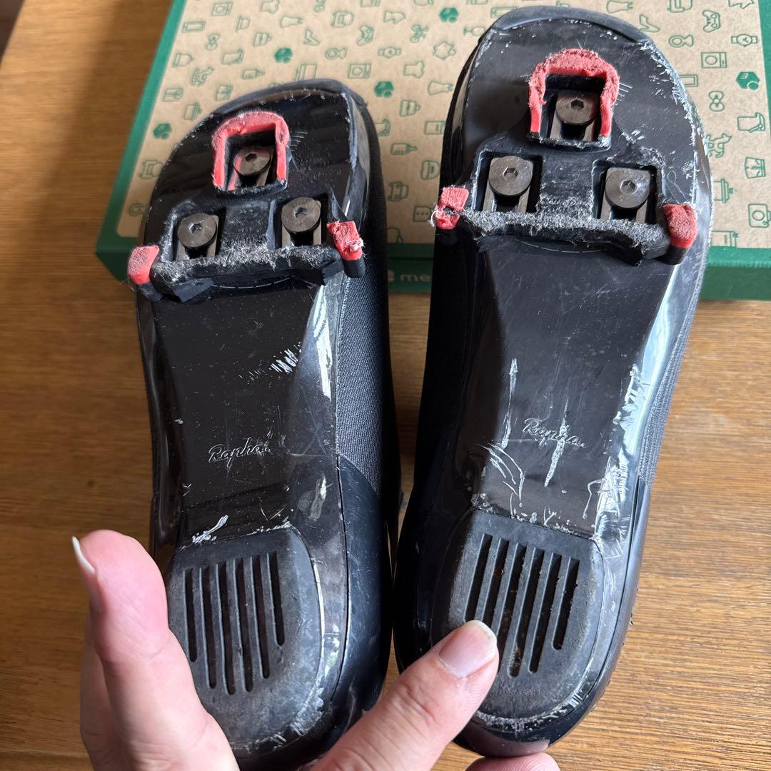 Rapha ブラック シューズ クリンチングソール