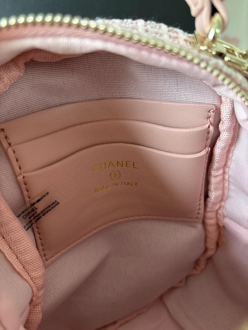 ☆美品☆ピンク ツイード　リュック【箱付き】