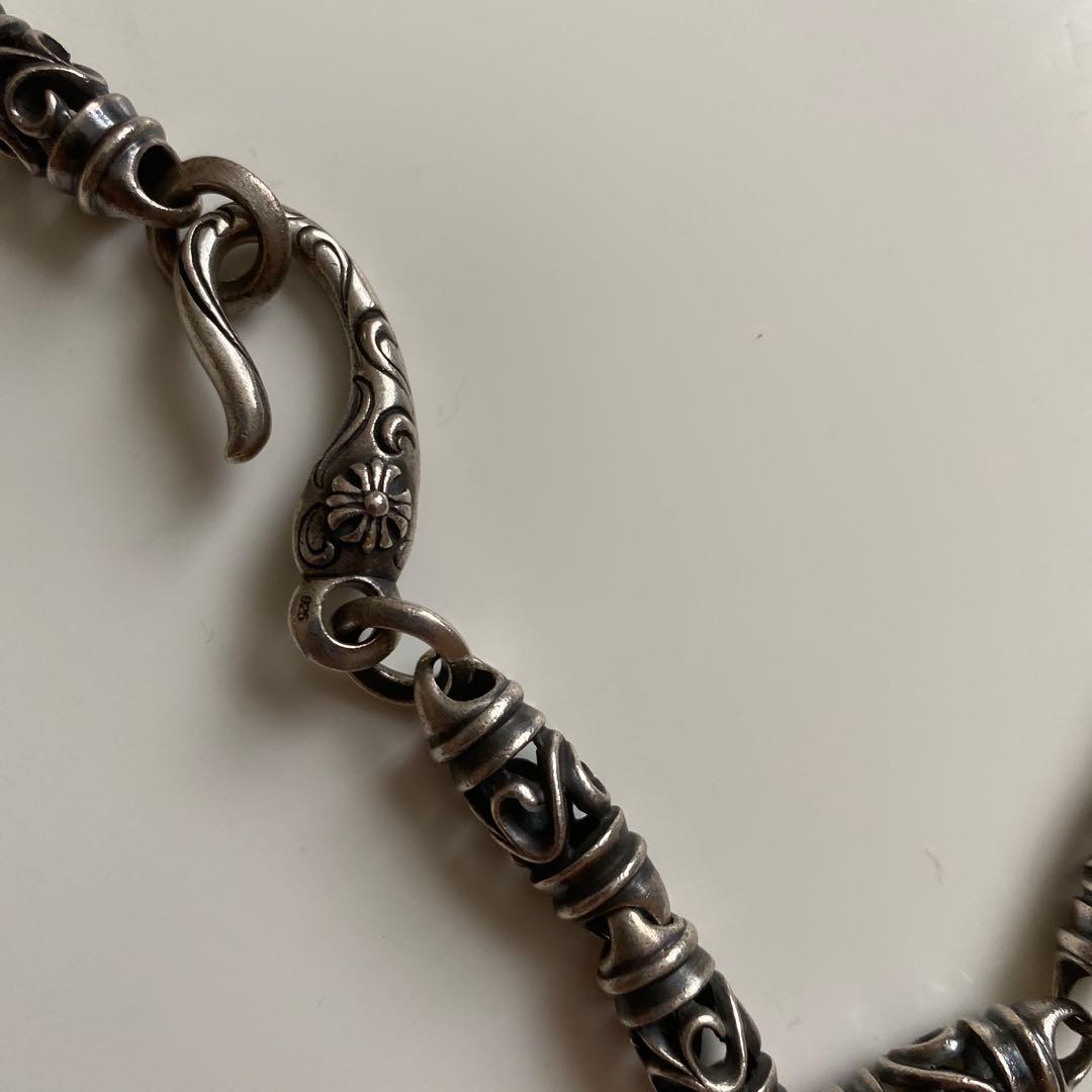 ウォレットチェーン　シルバー925 クロス