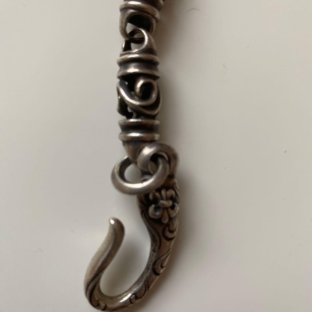 ウォレットチェーン　シルバー925 クロス