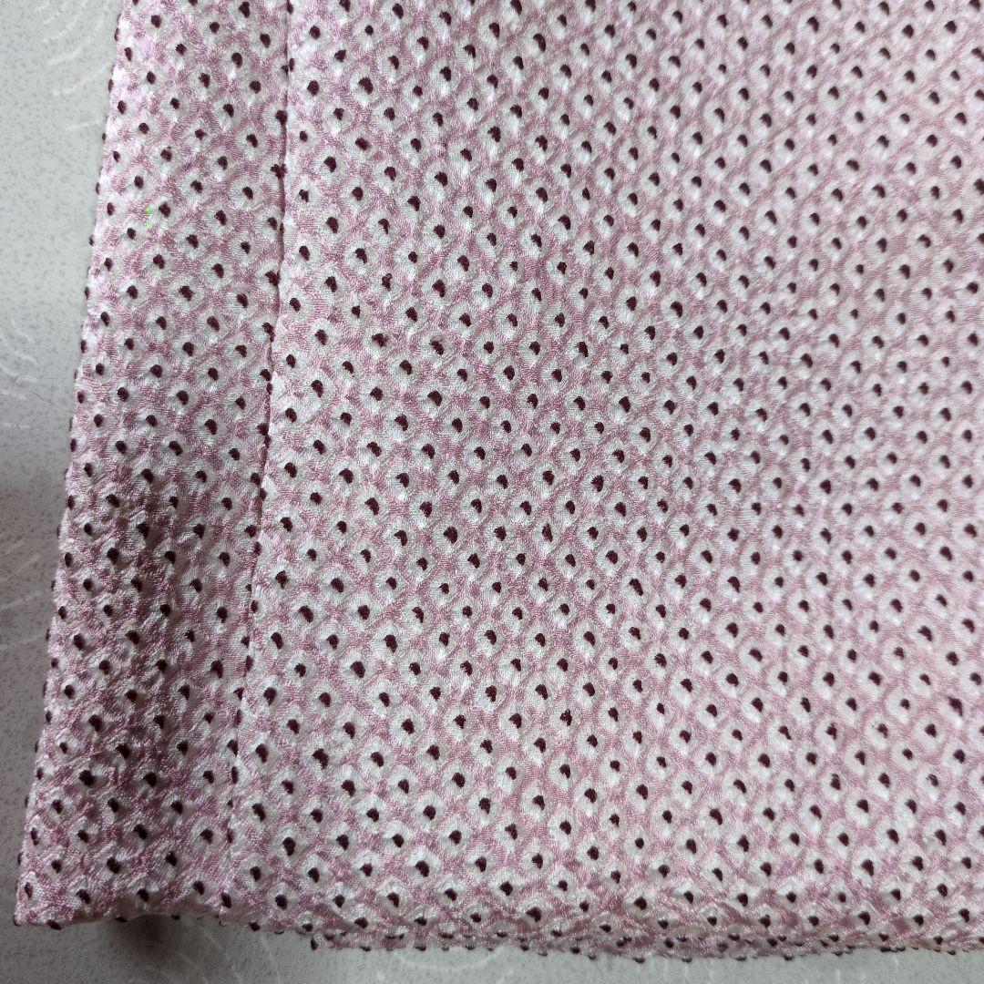 七五三３歳正絹総絞り手縫いの被布（くすみピンク）