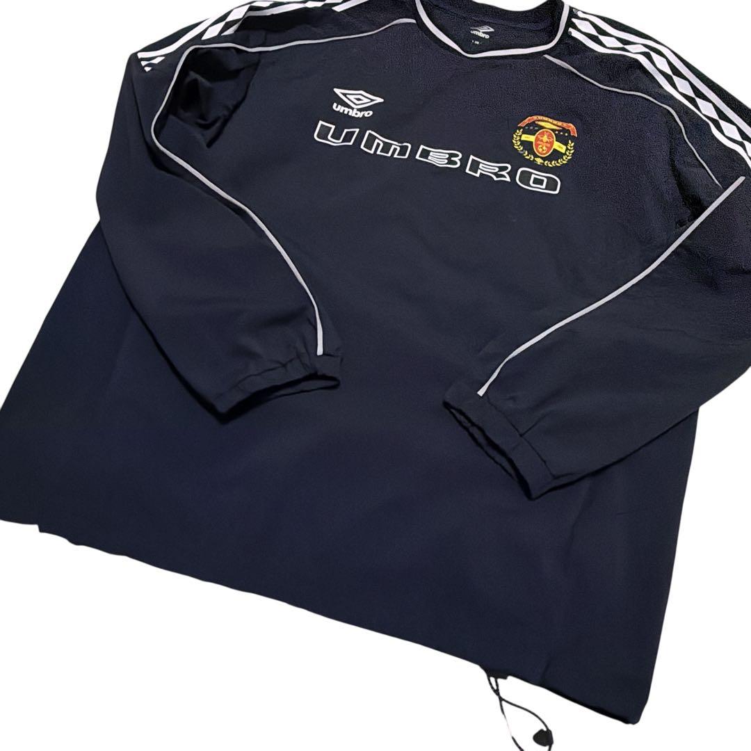UMBRO マンチェスターユナイテッド　ネイビー 長袖ピステ　ナイロンジャケット